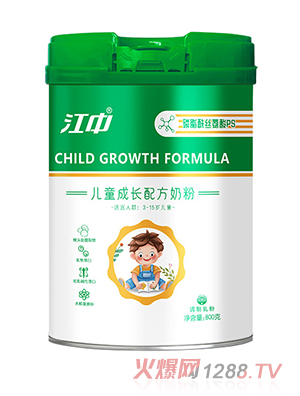 江中益生菌高钙无蔗糖儿童成长配方奶粉