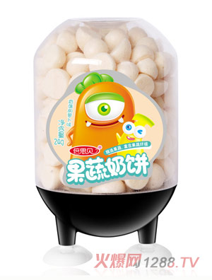 倍思贝香蕉胡萝卜火龙果味溶豆菠菜特浓果蔬奶饼代理