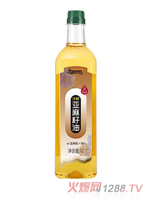 达努巴玛冷榨亚麻籽油1L