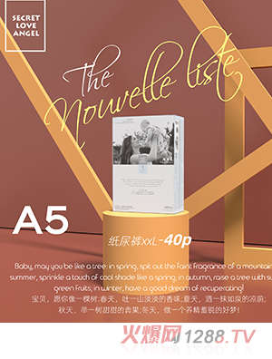 秘爱天使纸尿裤A5-XXL40
