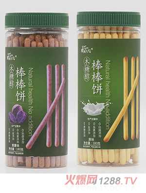 柯妮贝贝木糖醇棒棒饼草莓味紫薯味原味代理