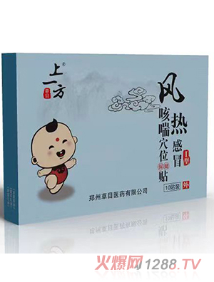 上一方风热感冒咳喘穴位保健贴Ⅰ型