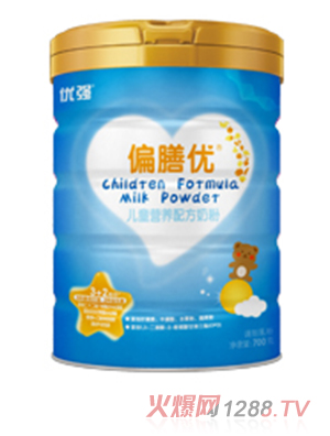 偏膳优儿童营养配方奶粉