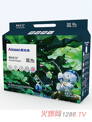 爱拉森薄丝羽系列风琴拉拉裤XXXL码