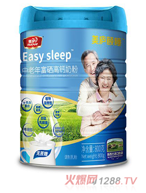 美庐颐睡中老年富硒高钙奶粉