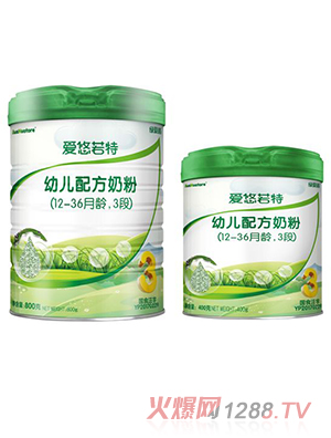 爱悠若特幼儿配方奶粉