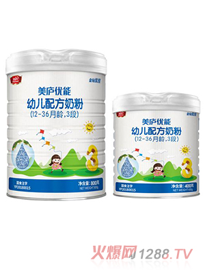 美庐优能幼儿配方奶粉