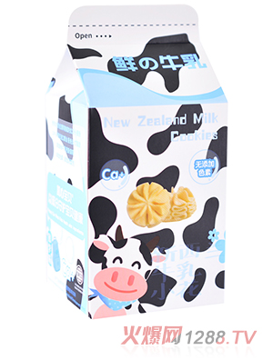 凯心高钙牛乳小花曲奇