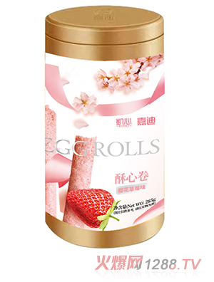 凯心酥心卷樱花草莓味