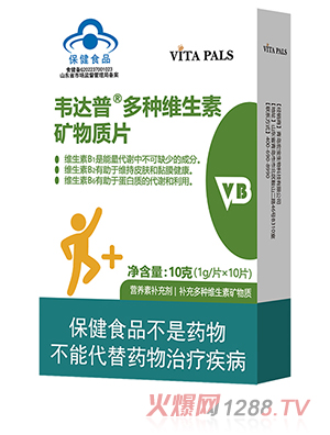 韦达普多种维生素矿物质片