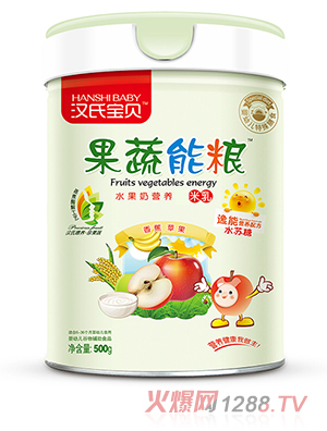 汉氏宝贝果蔬能粮水果奶营养米乳