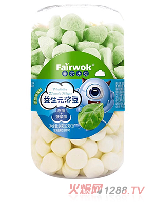 菲尔沃克益生元溶豆 原味+菠菜味