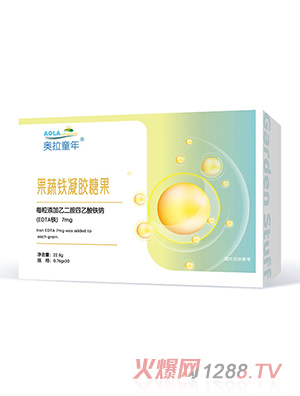 奥拉童年果蔬铁凝胶糖果