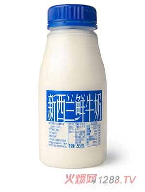 渥康WDOM新西兰鲜牛奶225ml